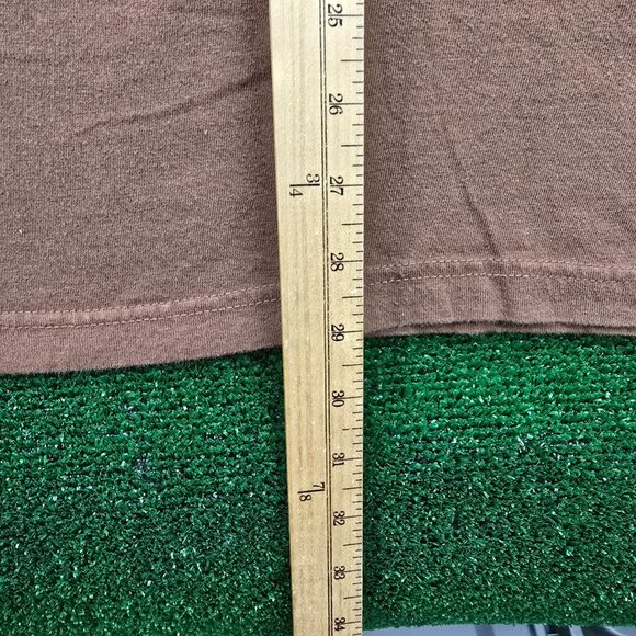 Joe Marlin Tshirt Mens XL Brown Short Sleeve Gold Parrot Bar Paradise Birdie - Picture 6 of 8